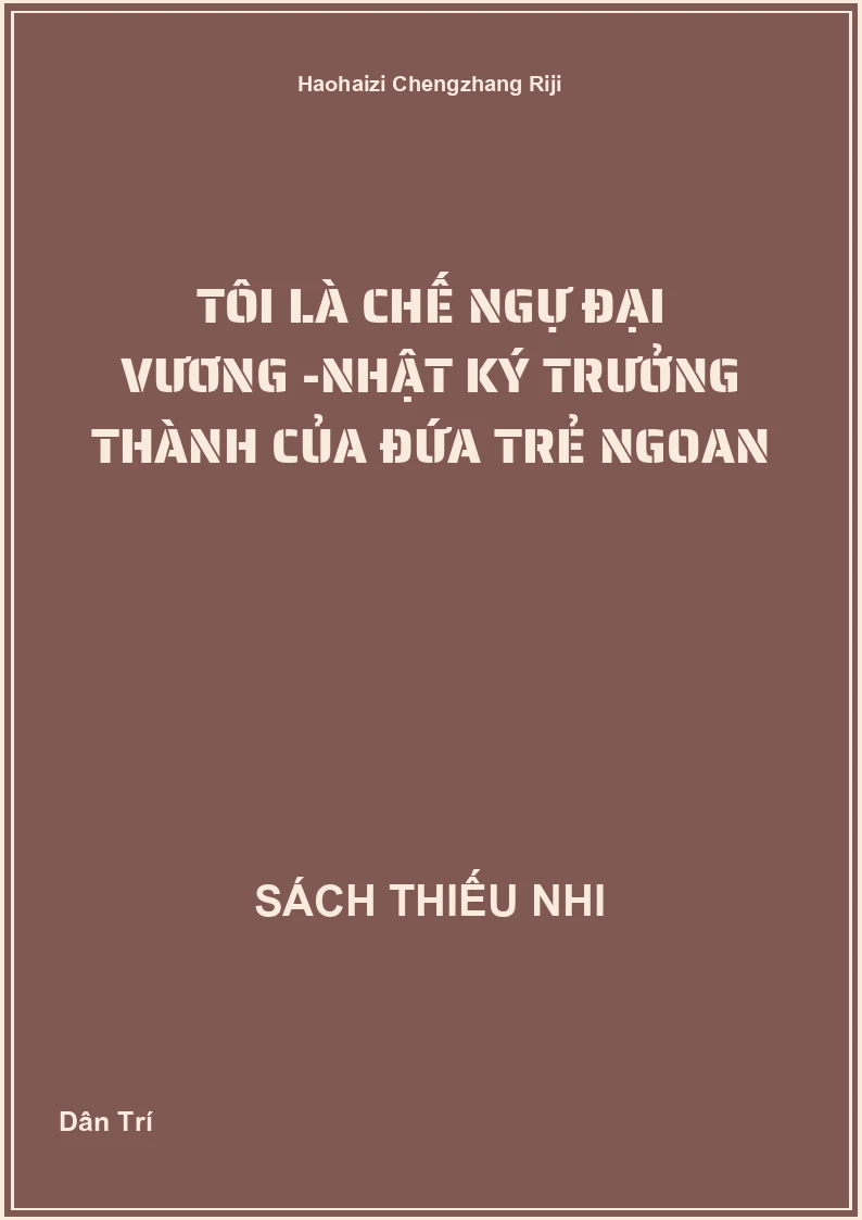 Tôi Là Chế Ngự Đại Vương -Nhật Ký Trưởng Thành Của Đứa Trẻ Ngoan