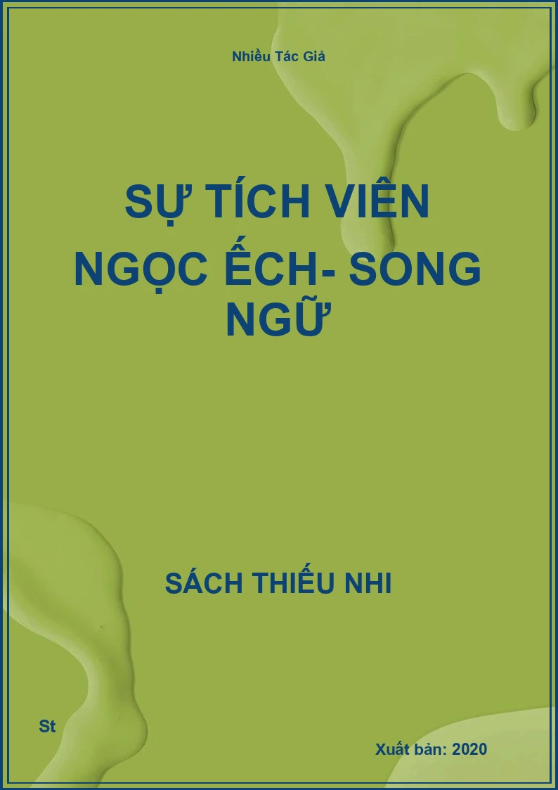 Sự Tích Viên Ngọc Ếch- Song Ngữ