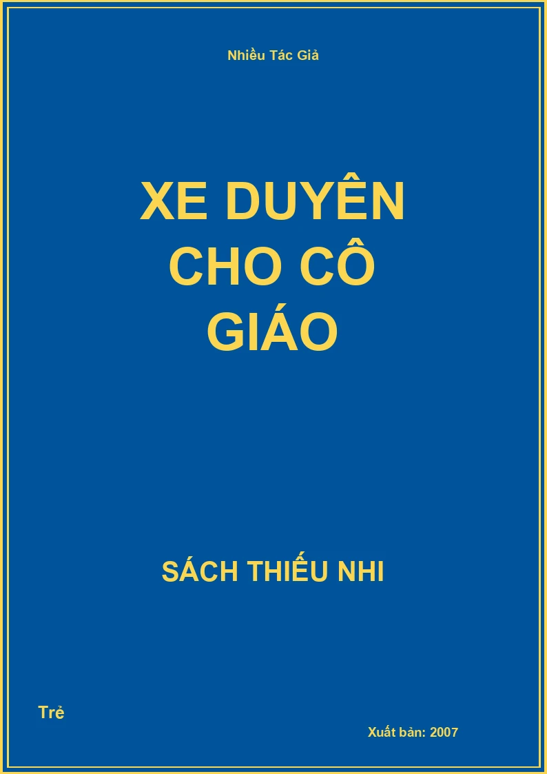 Xe Duyên Cho Cô Giáo