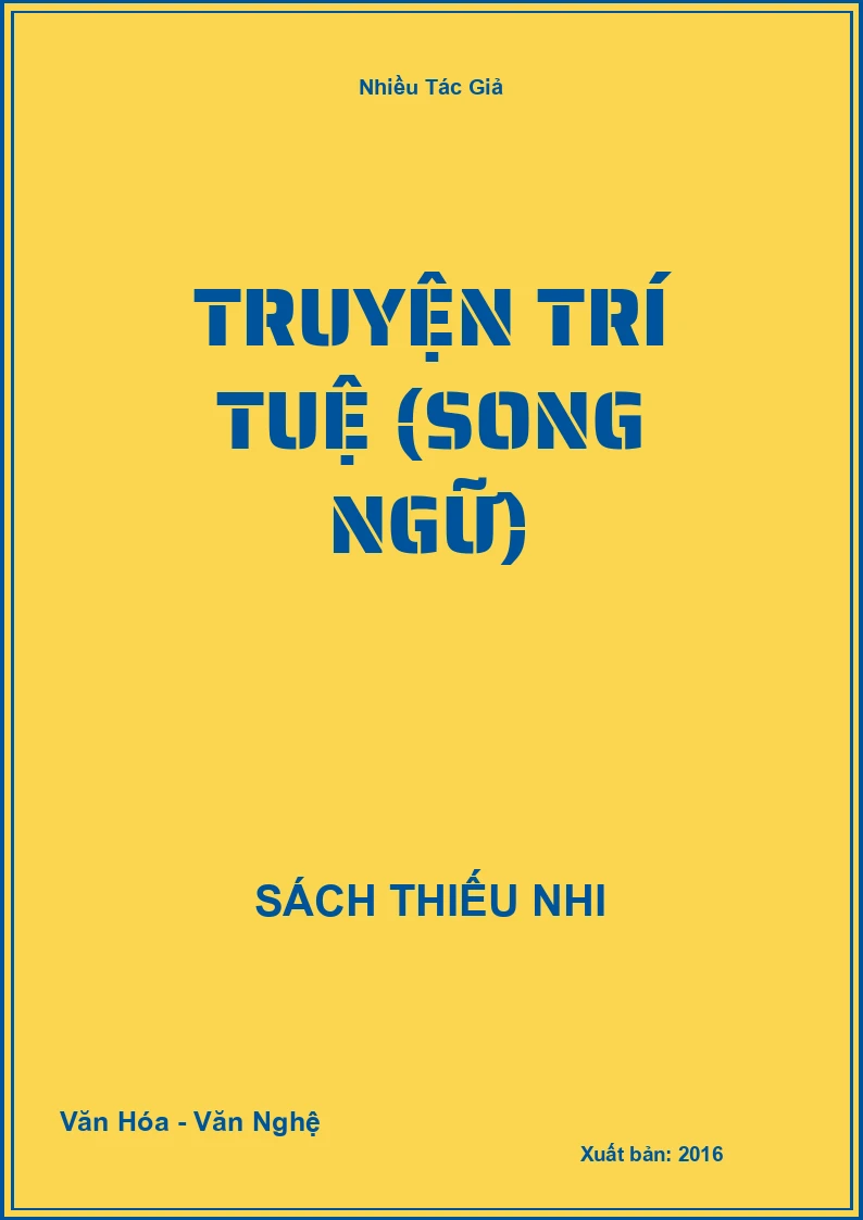 Truyện Trí Tuệ (Song Ngữ)