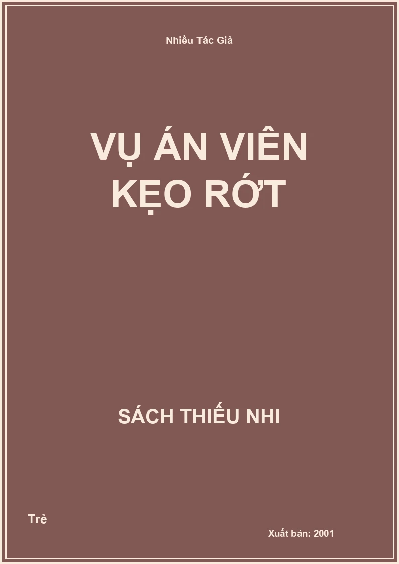 Vụ Án Viên Kẹo Rớt