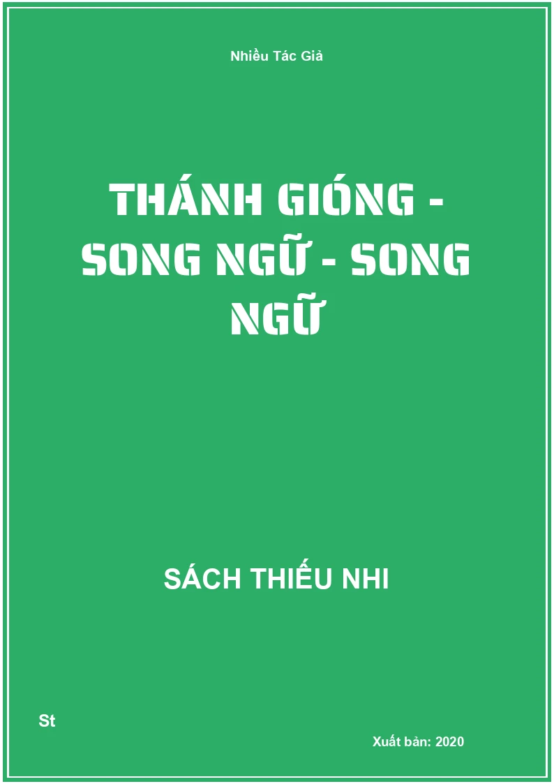 Thánh Gióng - Song Ngữ