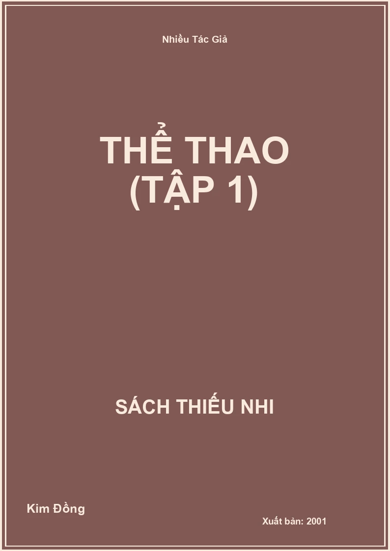 Thể Thao (Tập 1)