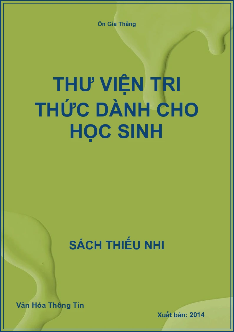 Thư Viện Tri Thức Dành Cho Học Sinh
