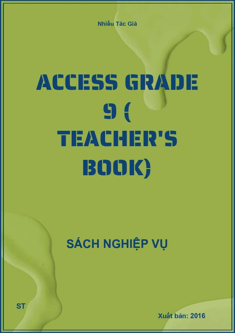 Access Grade 9 ( Teacher's Book)