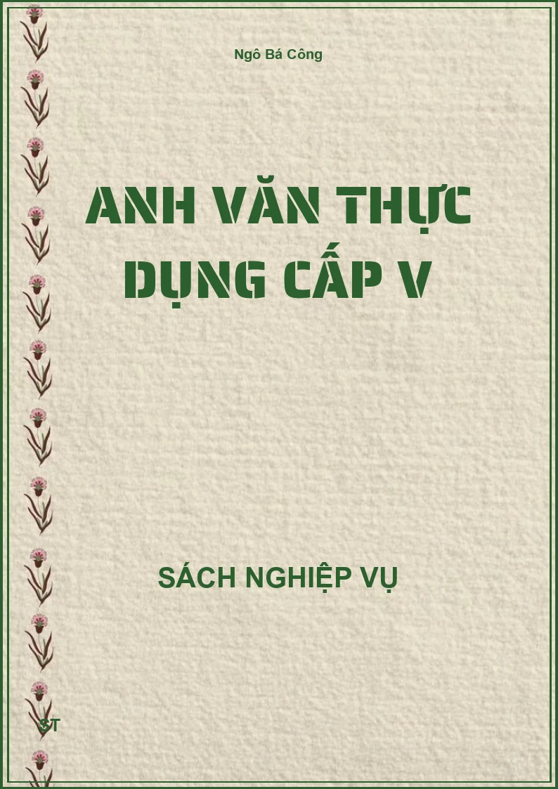 Anh Văn Thực Dụng Cấp V