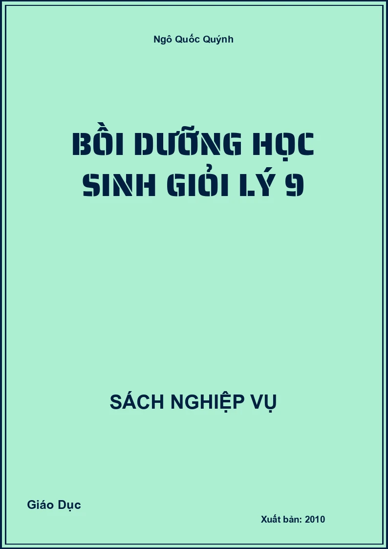 Bồi Dưỡng Học Sinh Giỏi Lý 9