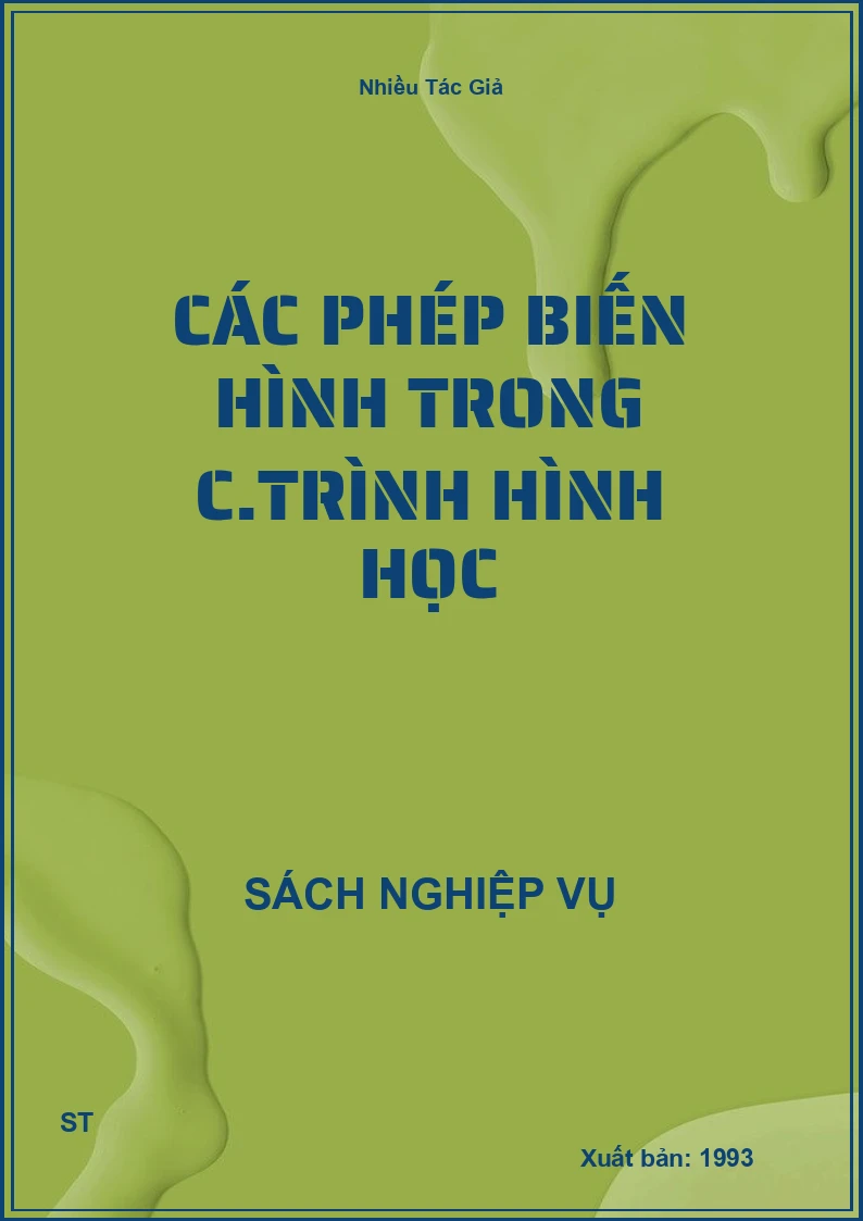 Các Phép Biến Hình Trong Chương Trình Hình Học