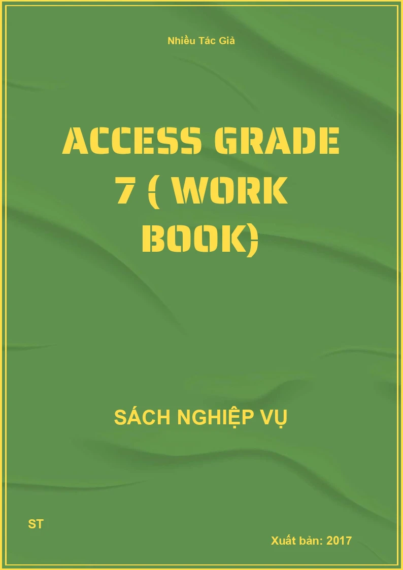 Access Grade 7 ( Work Book)