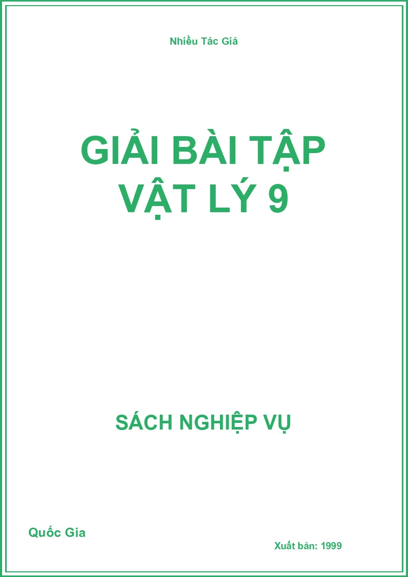Giải Bài Tập Vật Lý 9