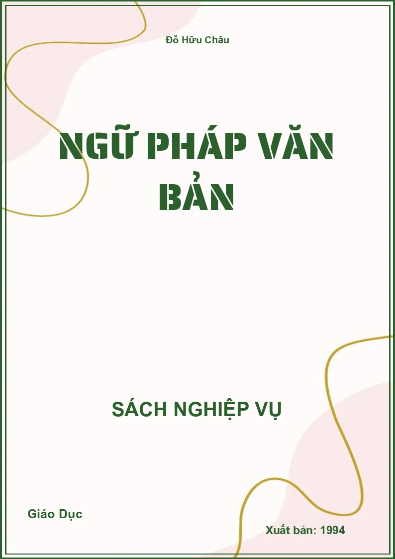 Ngữ Pháp Văn Bản
