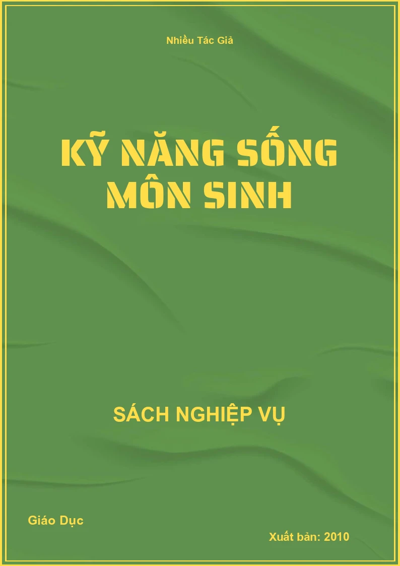 Kỹ Năng Sống Môn Sinh