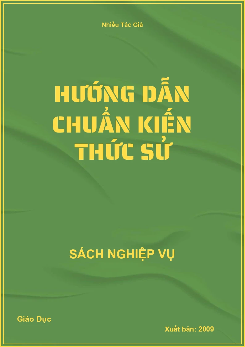 Hướng Dẫn Chuẩn Kiến Thức Sử
