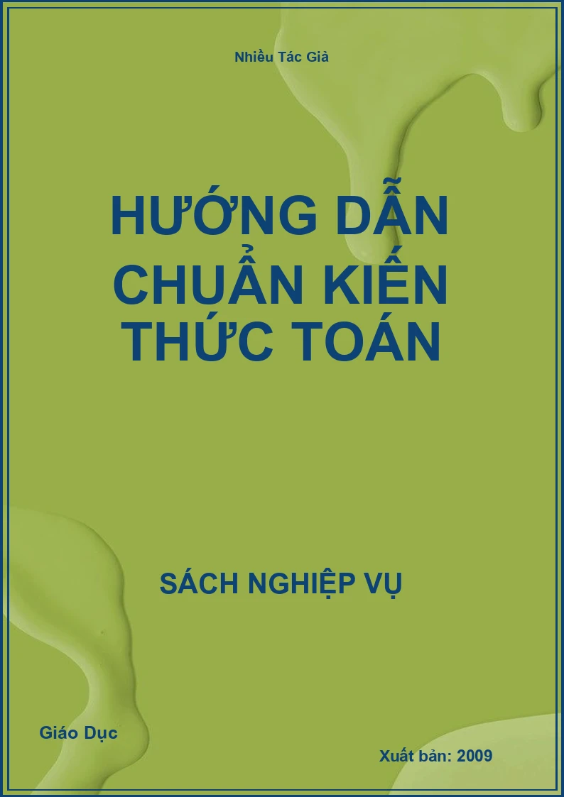 Hướng Dẫn Chuẩn Kiến Thức Toán