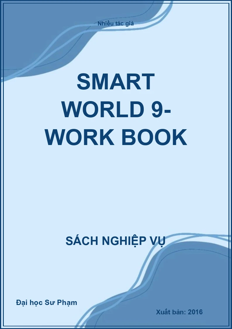 Smart World 9- Work Book
