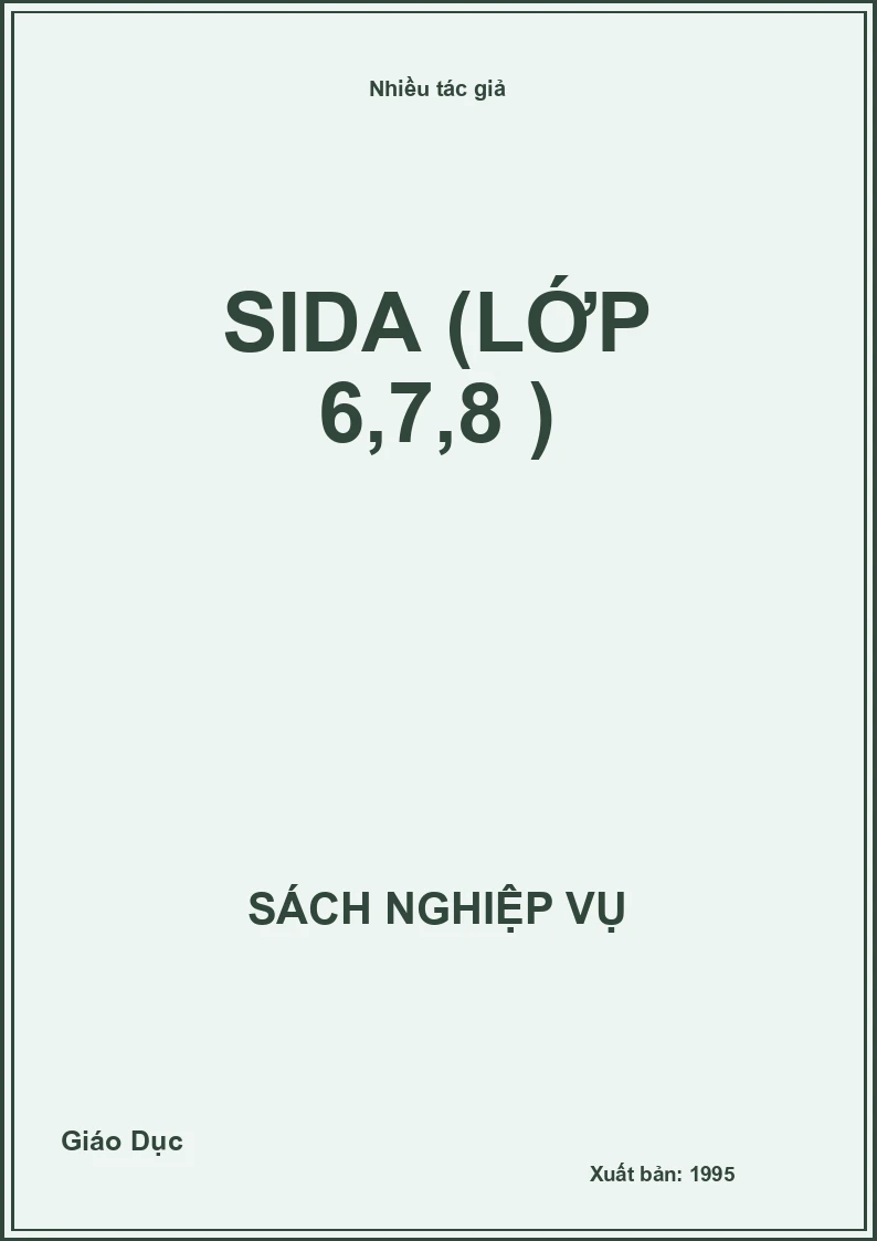 Sida (Lớp 6,7,8 )