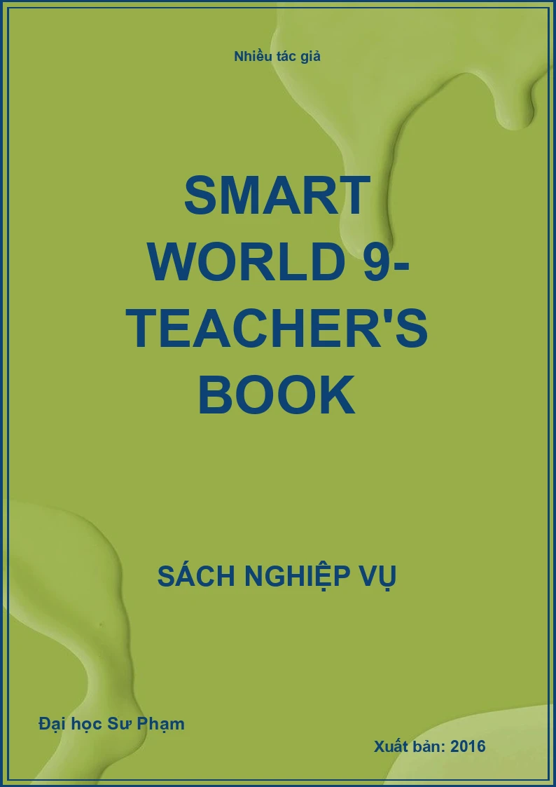 Smart World 9- Teacher's Book