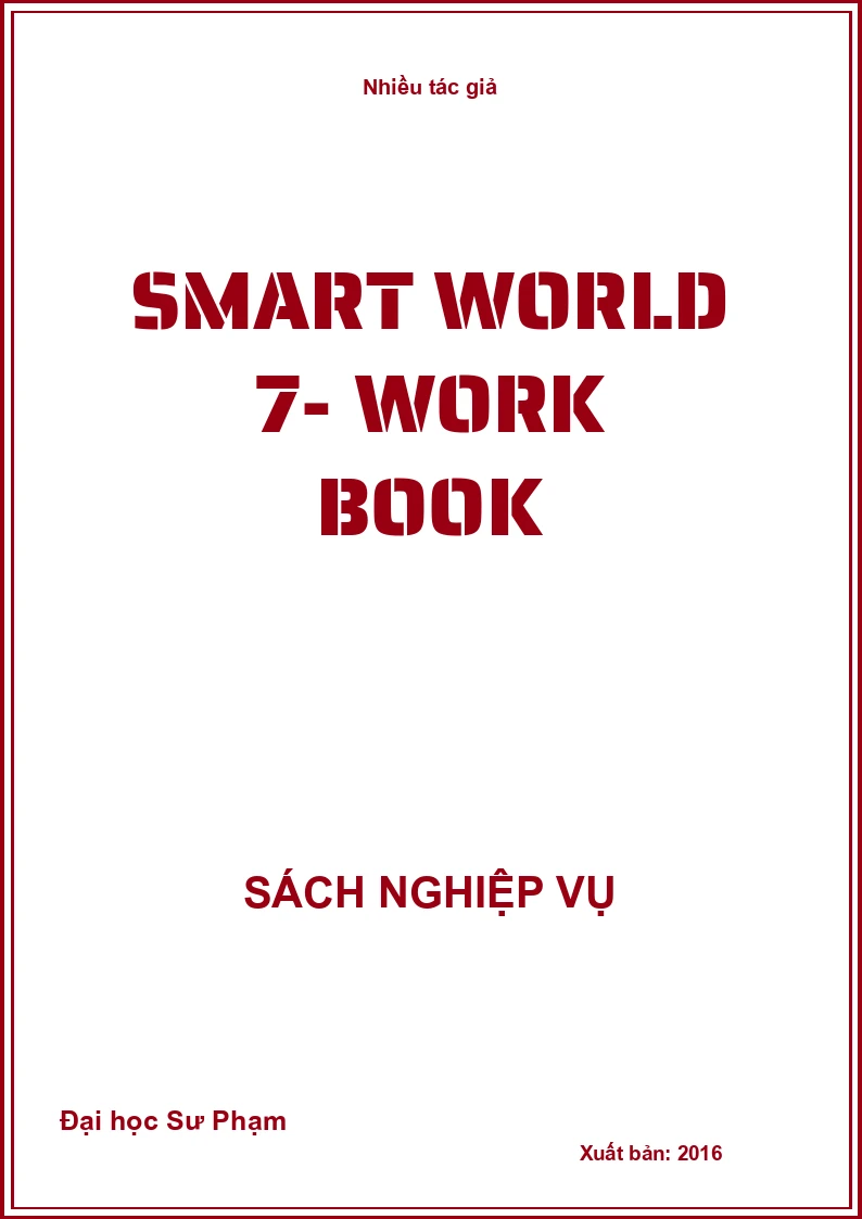 Smart World 7- Work Book