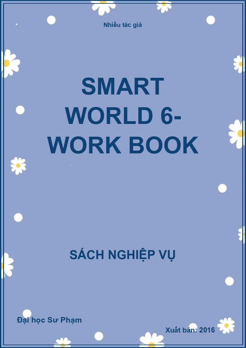 Smart World 6- Work Book