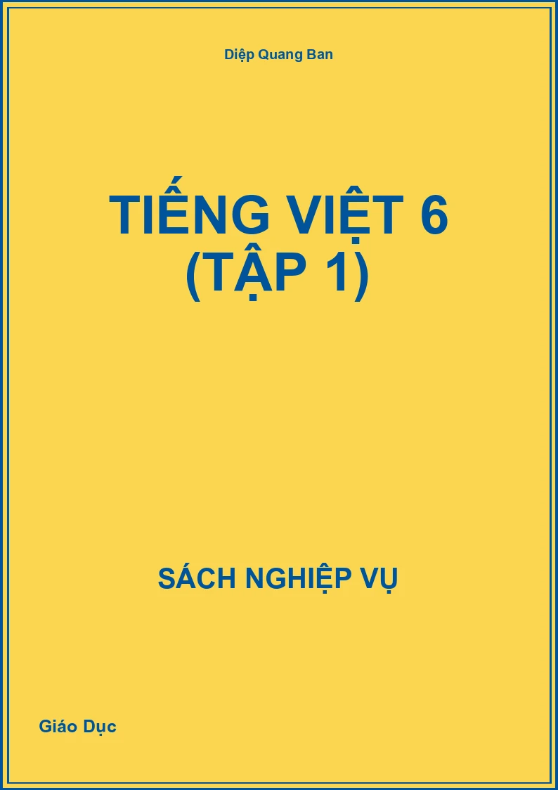 Tiếng Việt 6 (Tập 1)