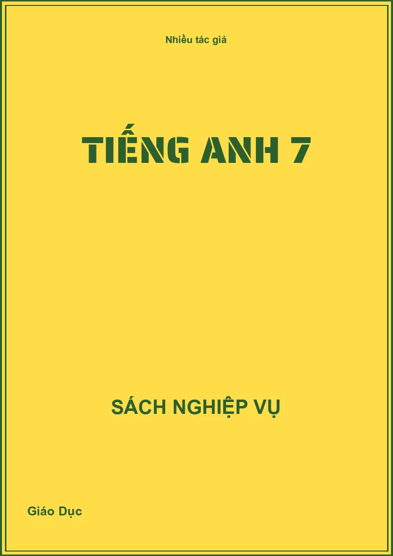 Tiếng Anh 7