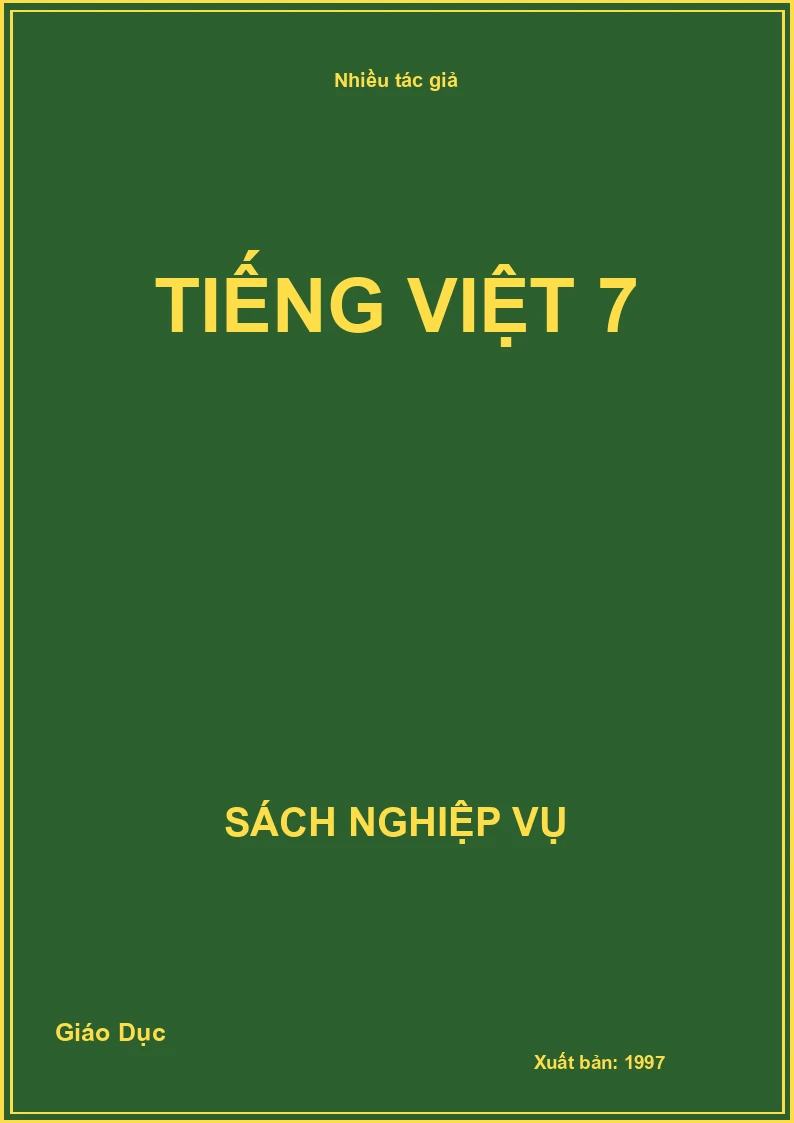 Tiếng Việt 7
