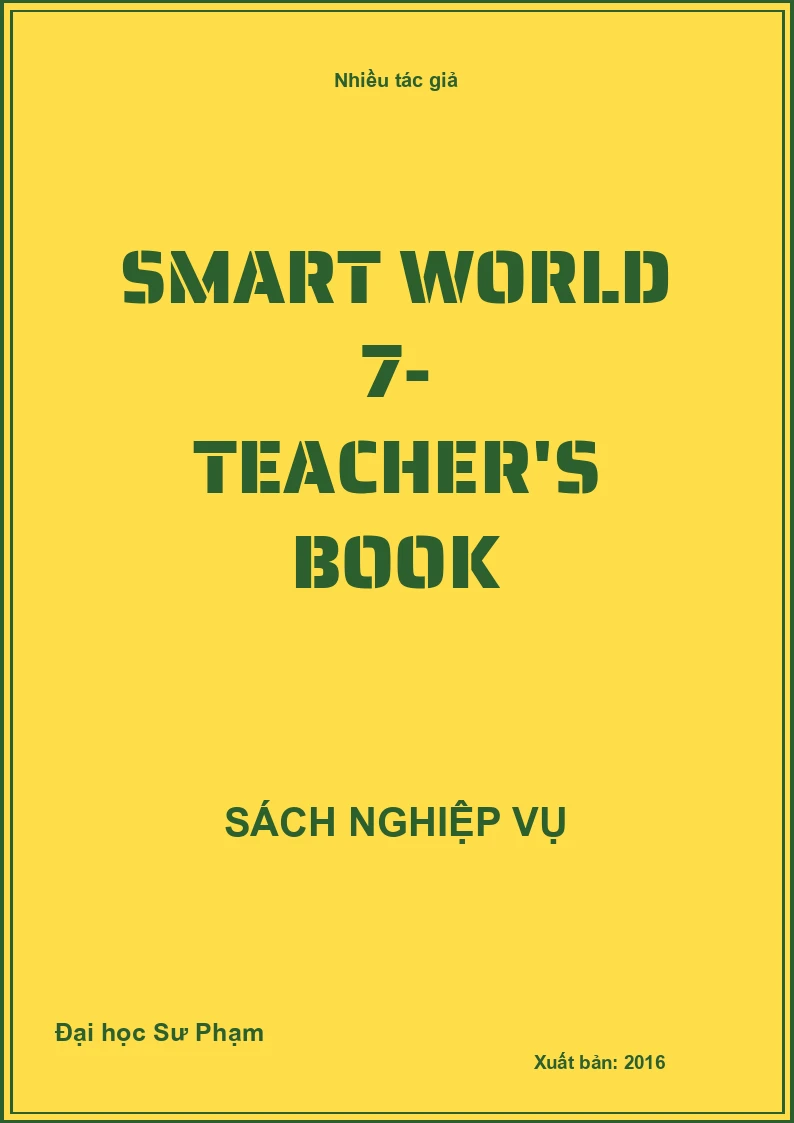 Smart World 7- Teacher's Book