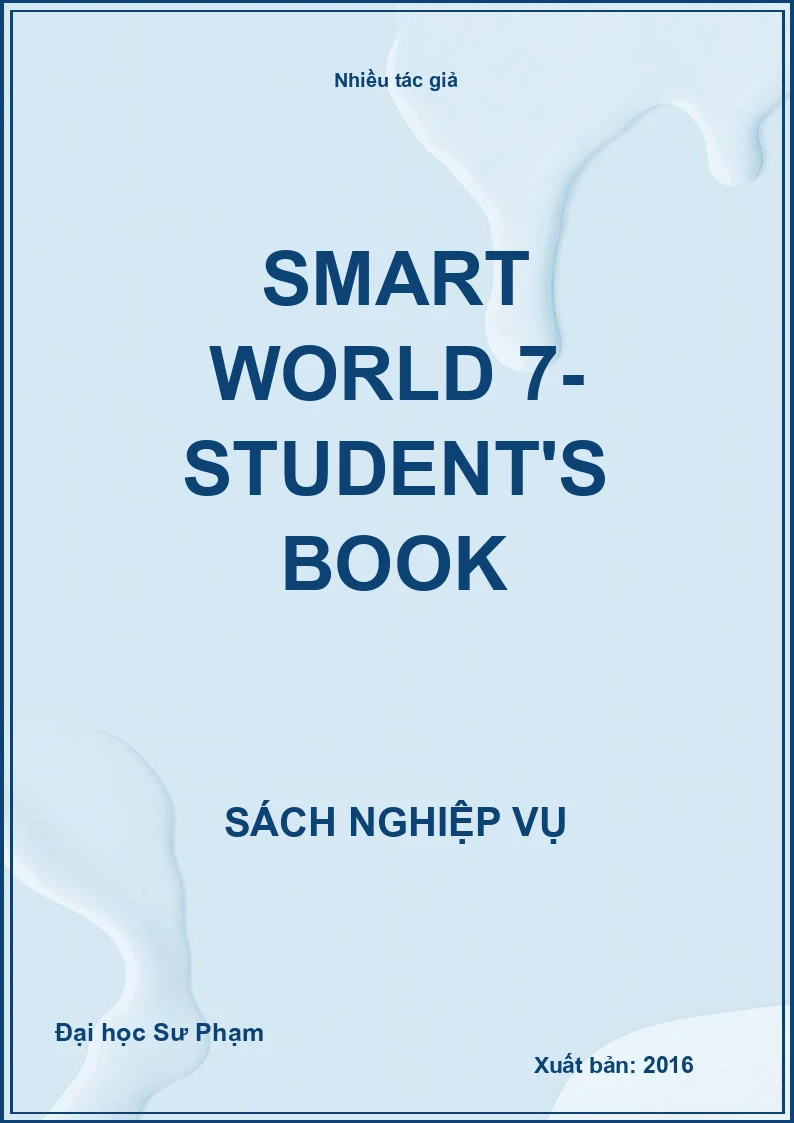 Smart World 7- Student's Book