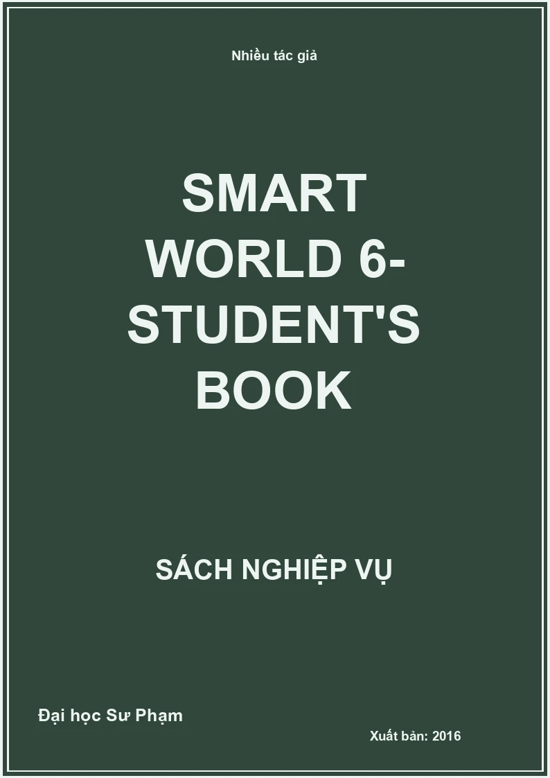 Smart World 6- Student's Book
