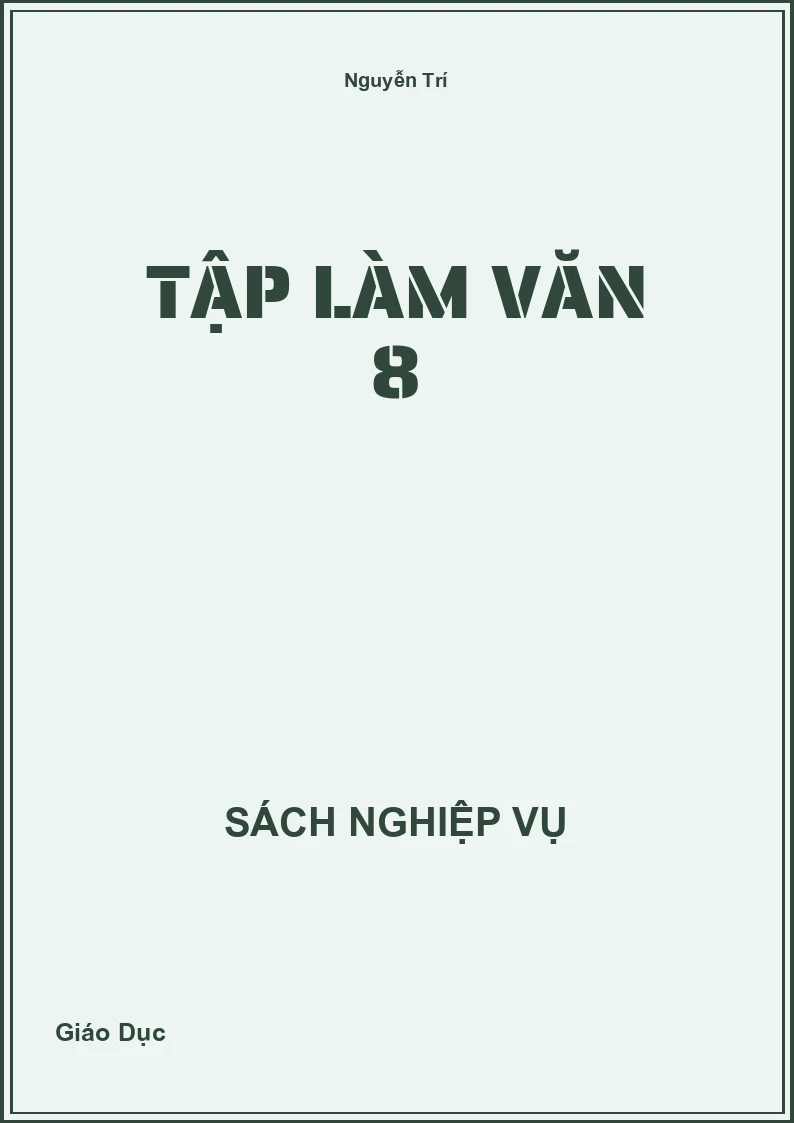 Tập Làm Văn 8