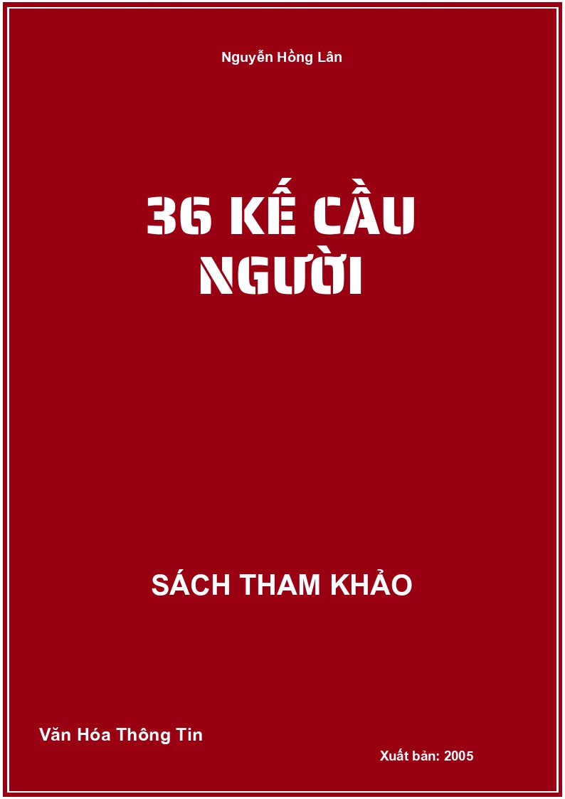 36 Kế Cầu Người