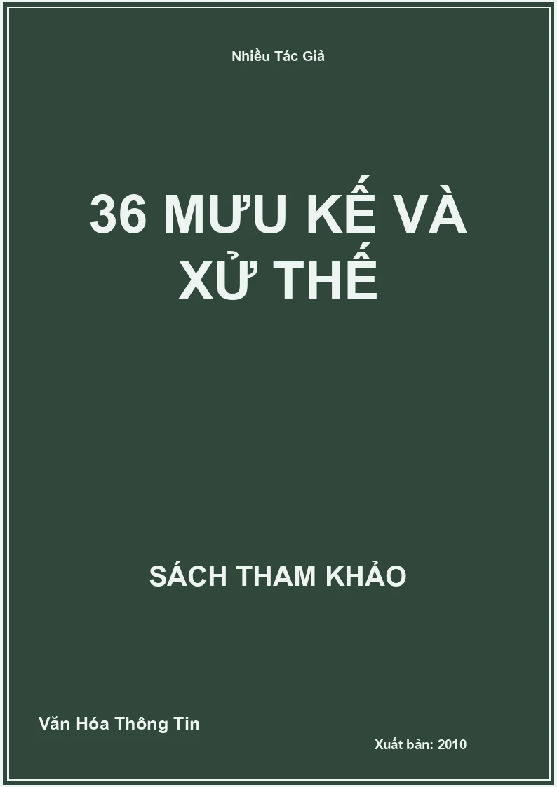 36 Mưu Kế Và Xử Thế