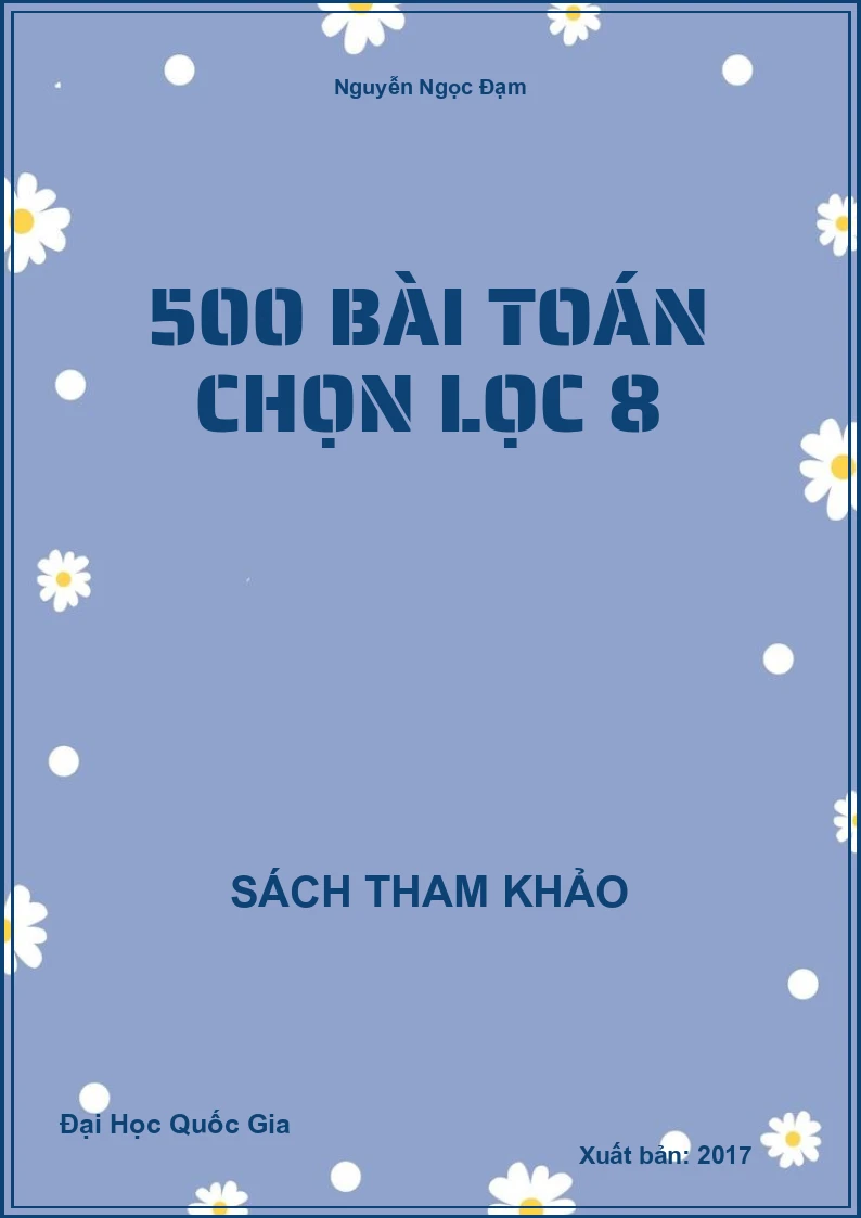 500 Bài Toán Chọn Lọc 8
