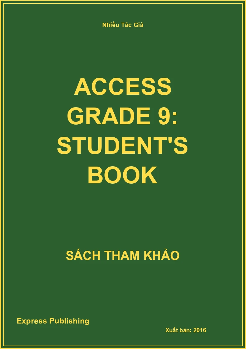 Access Grade 9: Student's Book (STK)