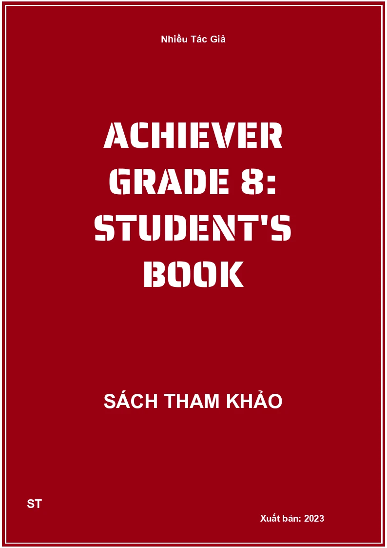 Achiever Grade 8: Student's Book