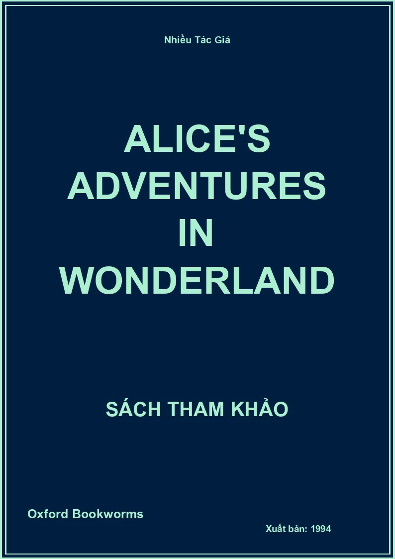 Alice's Adventures In Wonderland