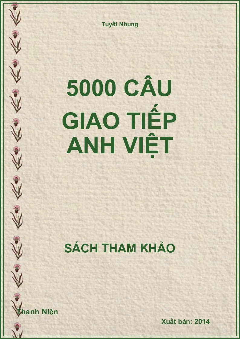 5000 Câu Giao Tiếp Anh Việt