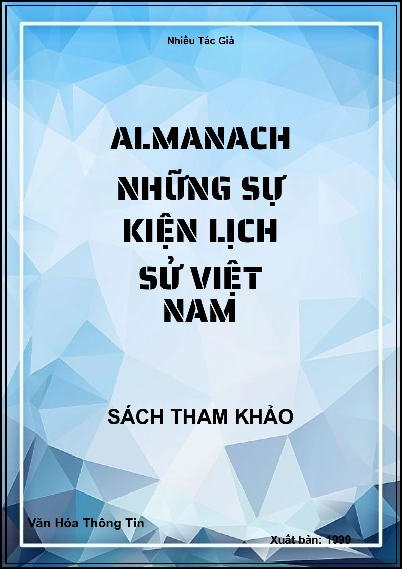 Almanach Những Sự Kiện Lịch Sử Việt Nam