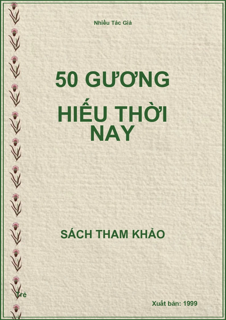 50 Gương Hiếu Thời Nay