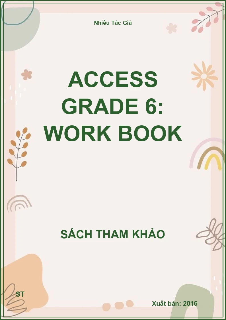 Access Grade 6: Work Book (STK)