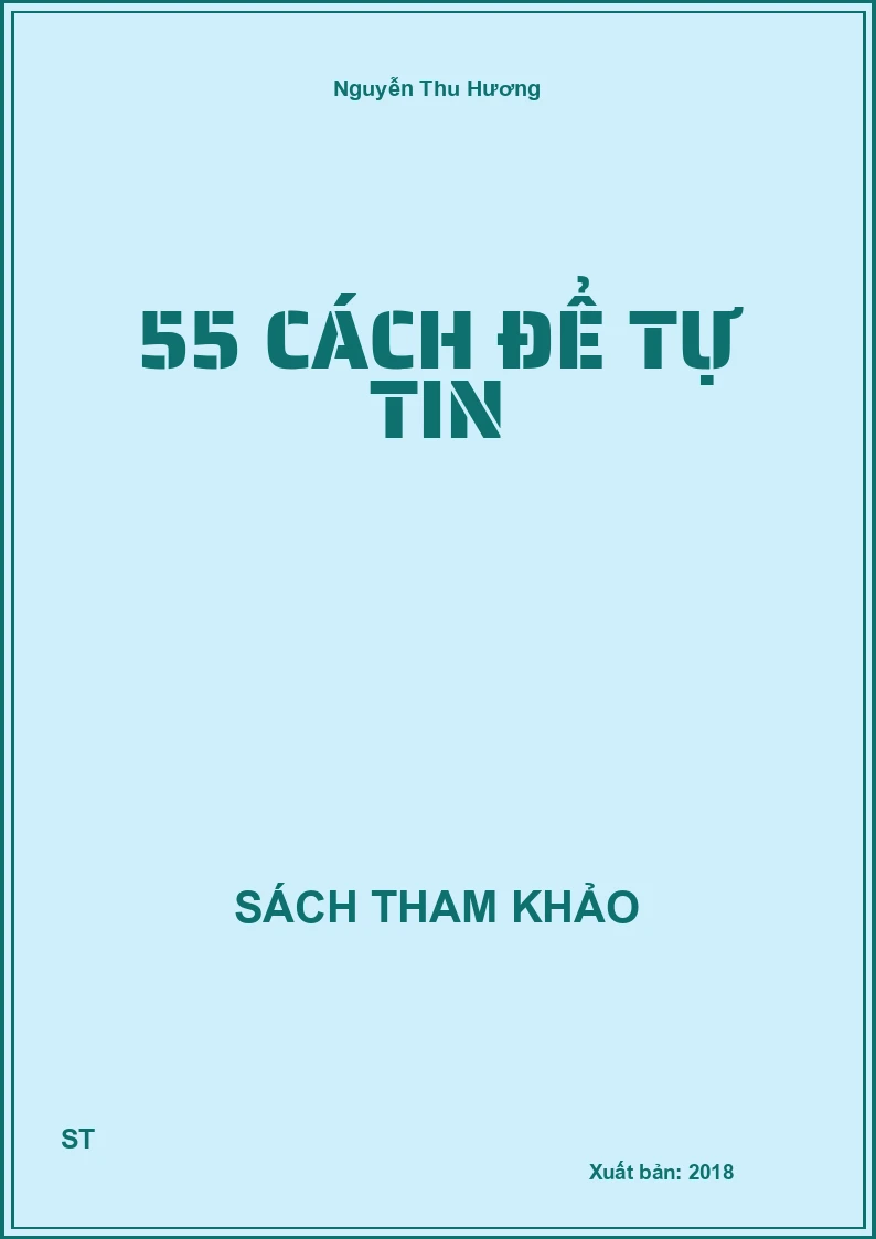 55 Cách Để Tự Tin