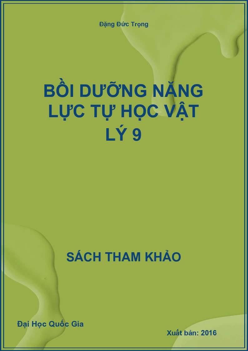 Bồi Dưỡng Năng Lực Tự Học Vật Lý 9