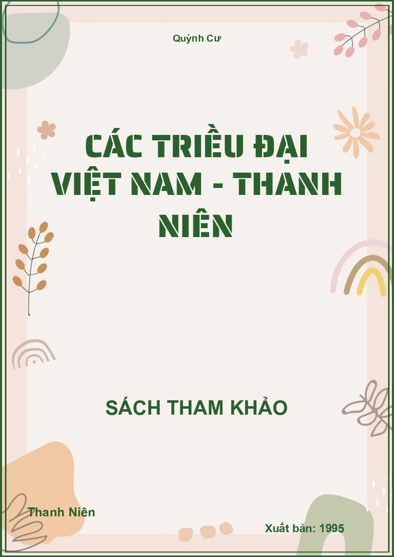 Các Triều Đại Việt Nam - Thanh Niên
