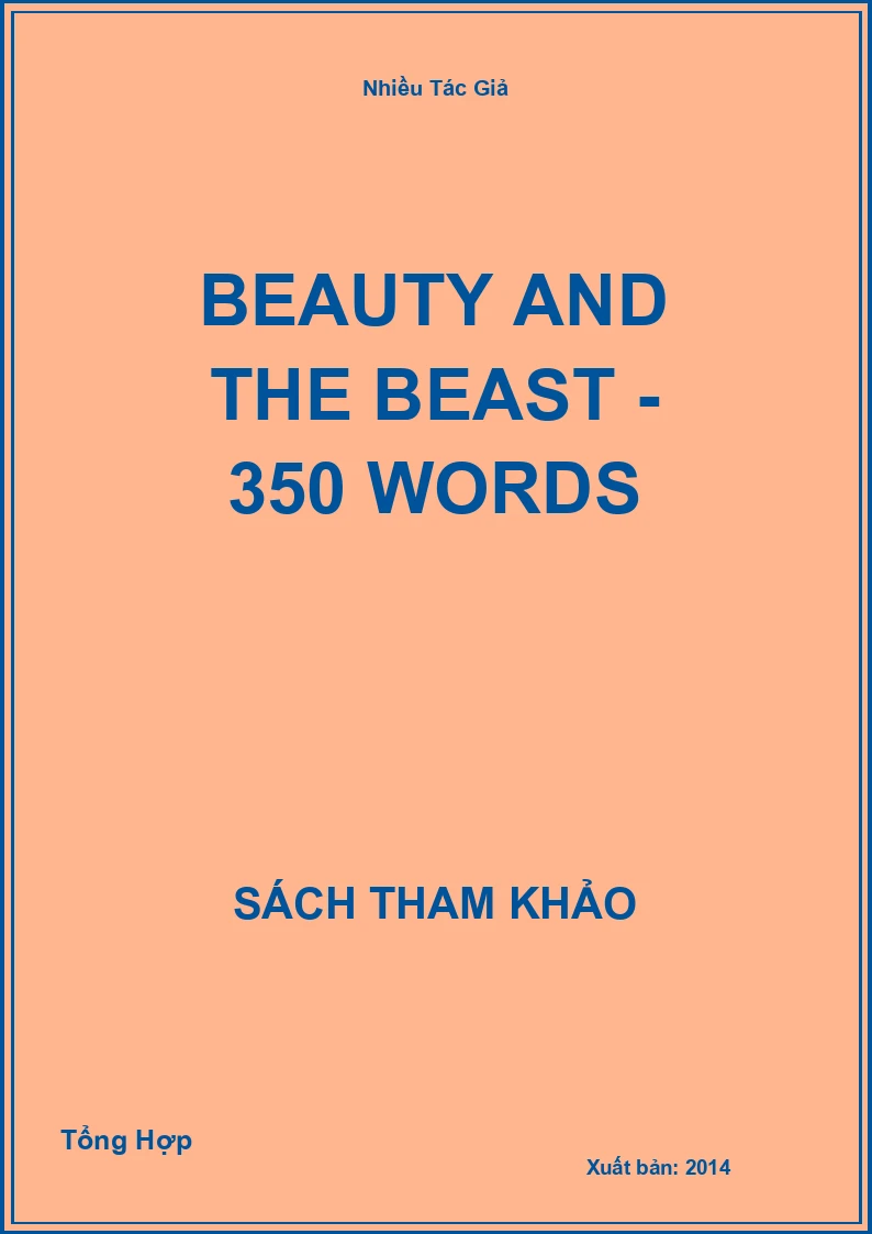Beauty And The Beast - 350 Words