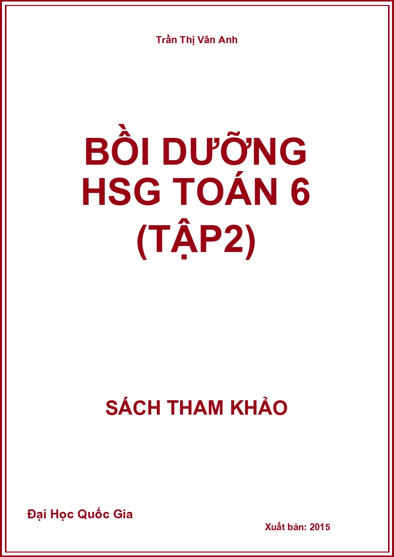 Bồi Dưỡng Hsg Toán 6 (Tập2)