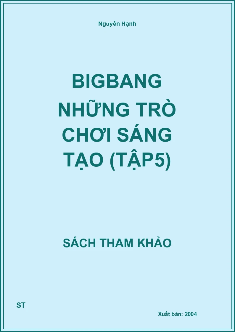 Bigbang Những Trò Chơi Sáng Tạo (Tập5)