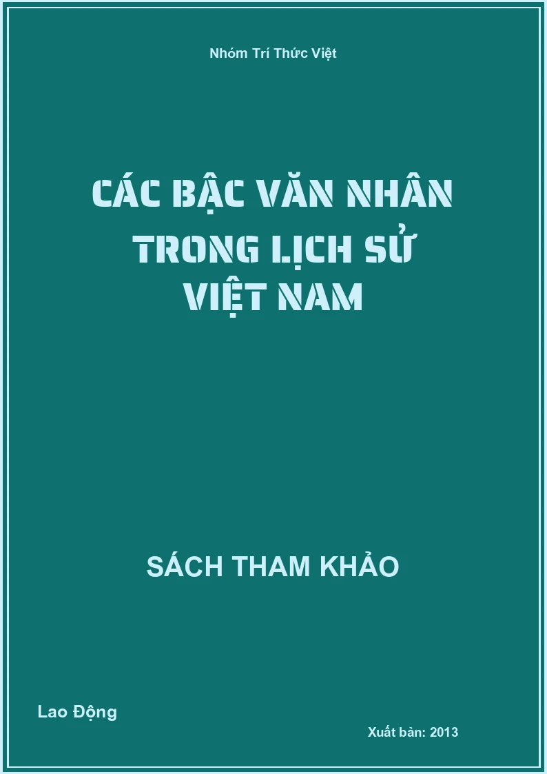Các Bậc Văn Nhân Trong Lịch Sử Việt Nam