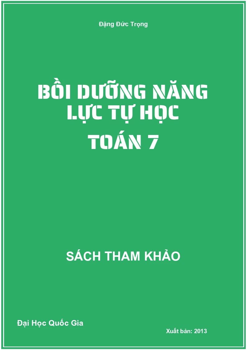 Bồi Dưỡng Năng Lực Tự Học Toán 7