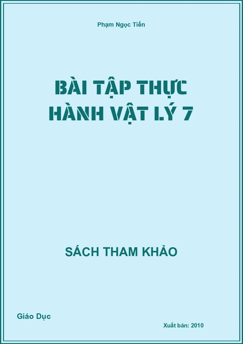 Bài Tập Thực Hành Vật Lý 7