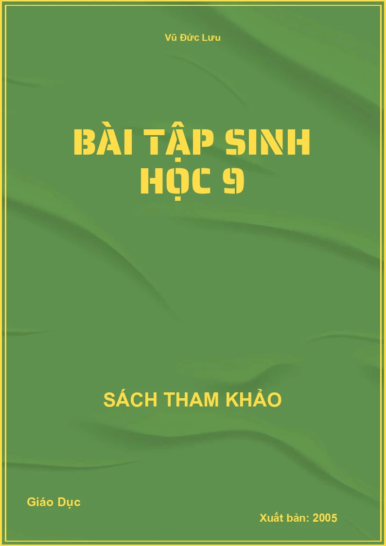 Bài Tập Sinh Học 9